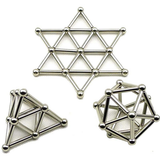 LOADS OF FUN WITH MAGNETIC STICKS AND STEEL BALLS TOY BUILDING SET