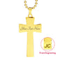 God Wants Me To Be Free - High Quality Cross Necklace with Ball Chain