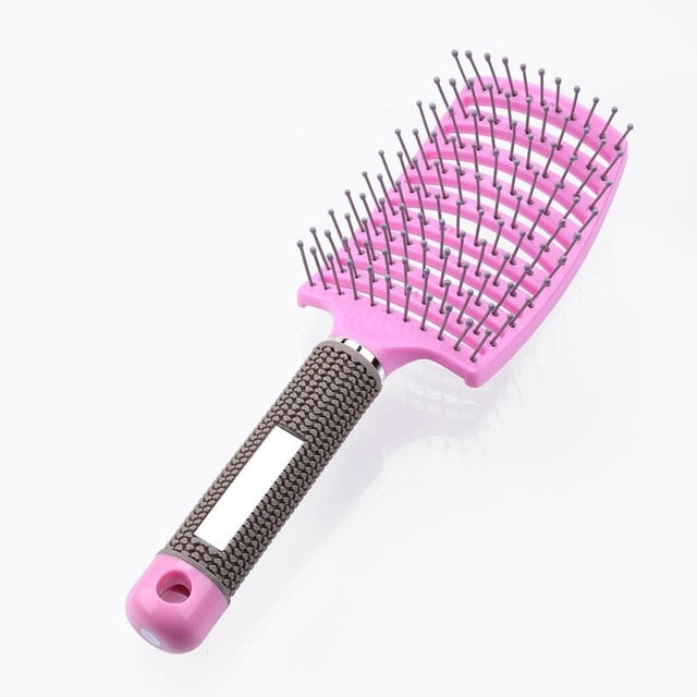 1pcs Plastic Cleaning Remover Handle Tangle Hair Brush Hair Care Salon  Styling Tool Hair Brush Combs