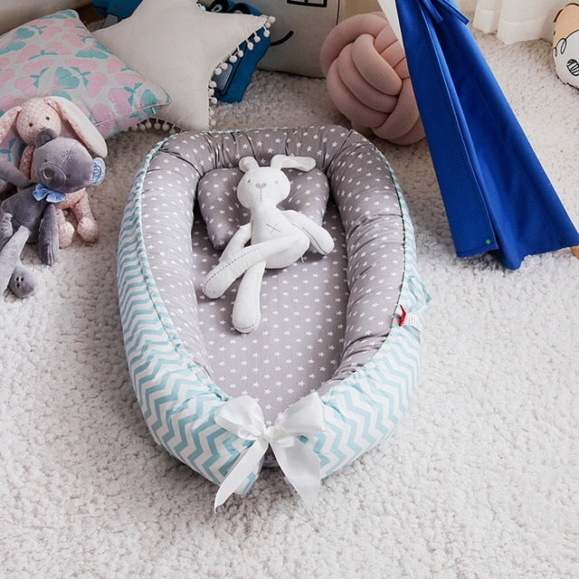 Portable Crib and Baby Nest Bed with Pillow-Life Guidance Discoveries