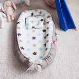 Portable Crib and Baby Nest Bed with Pillow-Life Guidance Discoveries