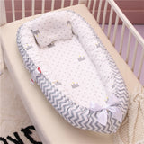 Portable Crib and Baby Nest Bed with Pillow-Life Guidance Discoveries