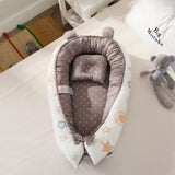 Portable Crib and Baby Nest Bed with Pillow-Life Guidance Discoveries