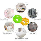 2pcs Pet Hair Catcher Cat Dog Fur Lint Hair Remover Clothes Dryer Washing Machine Accessories Reusable Cleaning Laundry Catcher-Cat Hair Remover-Life Guidance Discoveries