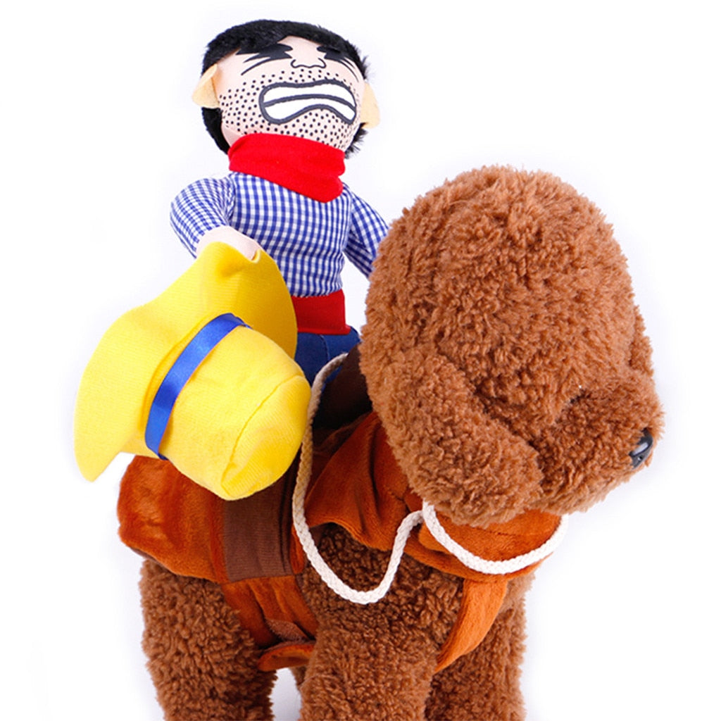 Pet Cowboy Rider Dog and Cat Costume-Pet Costume-Life Guidance Discoveries