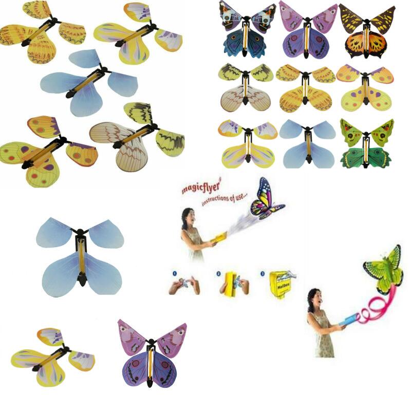 Girl shown launching Butterfly and many variations of Magical Butterfly