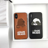 Case for iPhone- We Bare Bear Pockets