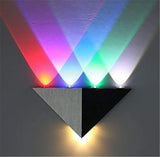 light fixture with rainbow light