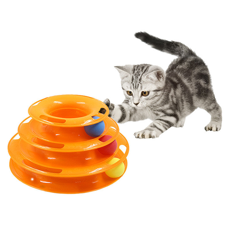 Three Levels Pet Cat Toy Tower-Cat Toy-Life Guidance Discoveries