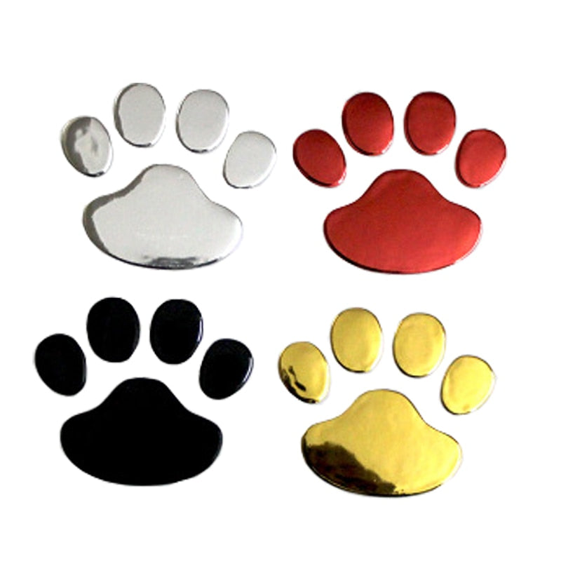 Doggie Foot Prints Stickers for Your Car-Doggie Decals for Cars-Life Guidance Discoveries