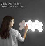 Hexagonal Lamps Modular Touch Sensitive Lighting-Life Guidance Discoveries