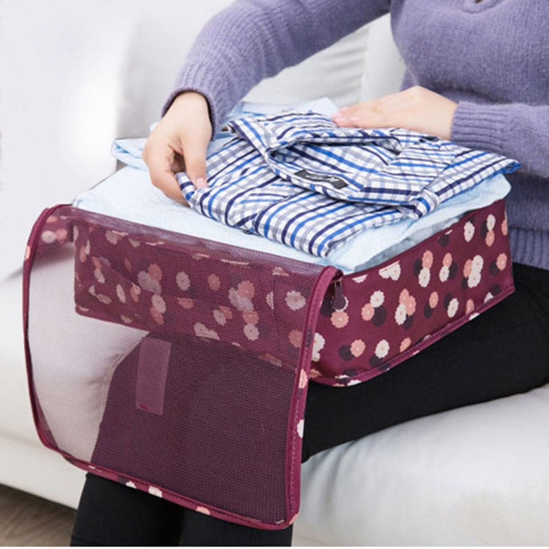 woman packing using the product