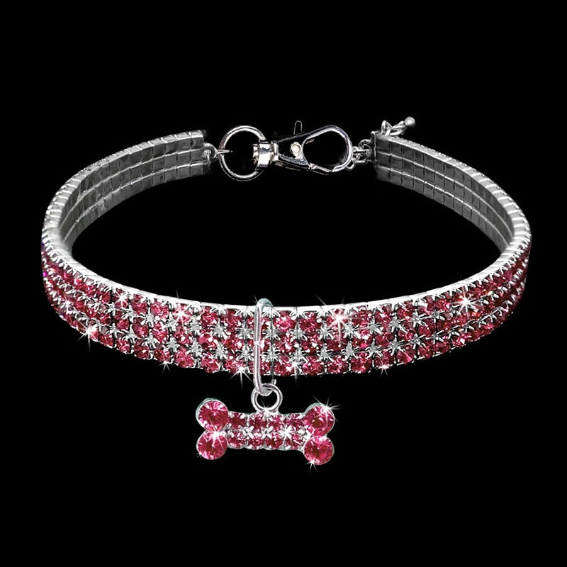Exquisite Bling Crystal Dog Collar-Bling Doggie Collar-Life Guidance Discoveries
