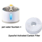2.4L Automatic Cat Water Fountain Water with LED Light-Cat Water Fountain-Life Guidance Discoveries