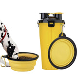 Water Bottle and Foldable Dog Bowl- Great for the Outdoors and Travel-Doggie Bowl-Life Guidance Discoveries
