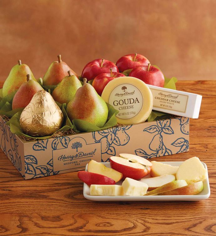 Classic Pears, Apples, and Cheese Gift by Harry & David-Gift Basket-Life Guidance Discoveries