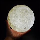 MYSTICAL MOON LAMP-16 Colors LED Rechargeable USB Night Light-Life Guidance Discoveries