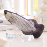 1PC 3D Fish Creative Pet Cat Kitten Chewing Cat Toys Doll Catnip Stuffed Fish Interactive Kitten Playing Toy Stuffed Pillow-Cat Toy-Life Guidance Discoveries