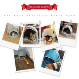 Soft Pet Cushion Dog House Shark-Cushion Dog House-Life Guidance Discoveries
