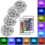 10 Led Remote Controlled Underwater Night Lights Purrfect for Your POOL-Life Guidance Discoveries