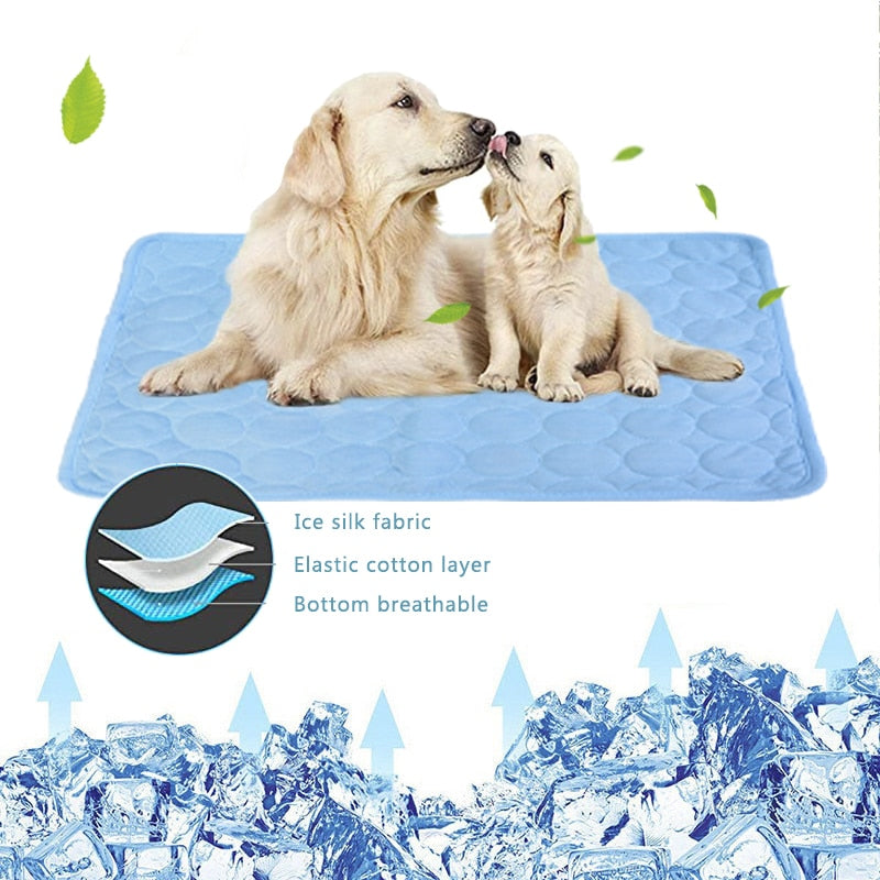 Pet Pad Summer Cooling Mat for Doggie-Doggie Cooling Mat-Life Guidance Discoveries