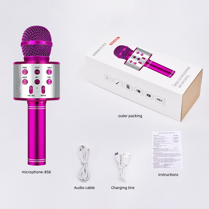 Bluetooth Karaoke Wireless Microphone-Life Guidance Discoveries