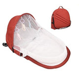 Portable Crib and Folding Bed for a Newborn Baby with a Mosquito Net-Life Guidance Discoveries